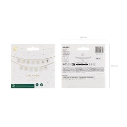 Baner ''Chrzest Święty'', biały