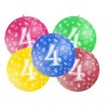 Balony 92 cm, 4th Birthday