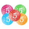 Balony 92 cm, 5th Birthday