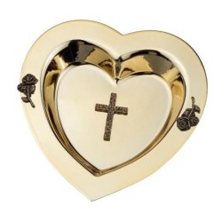 Miseczka serce złote