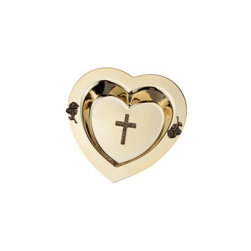 Miseczka serce złote