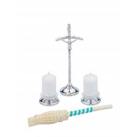Komplet kolędowy papieski srebrny 22
