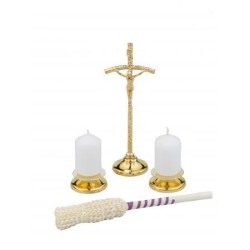 Komplet kolędowy papieski złoty 23