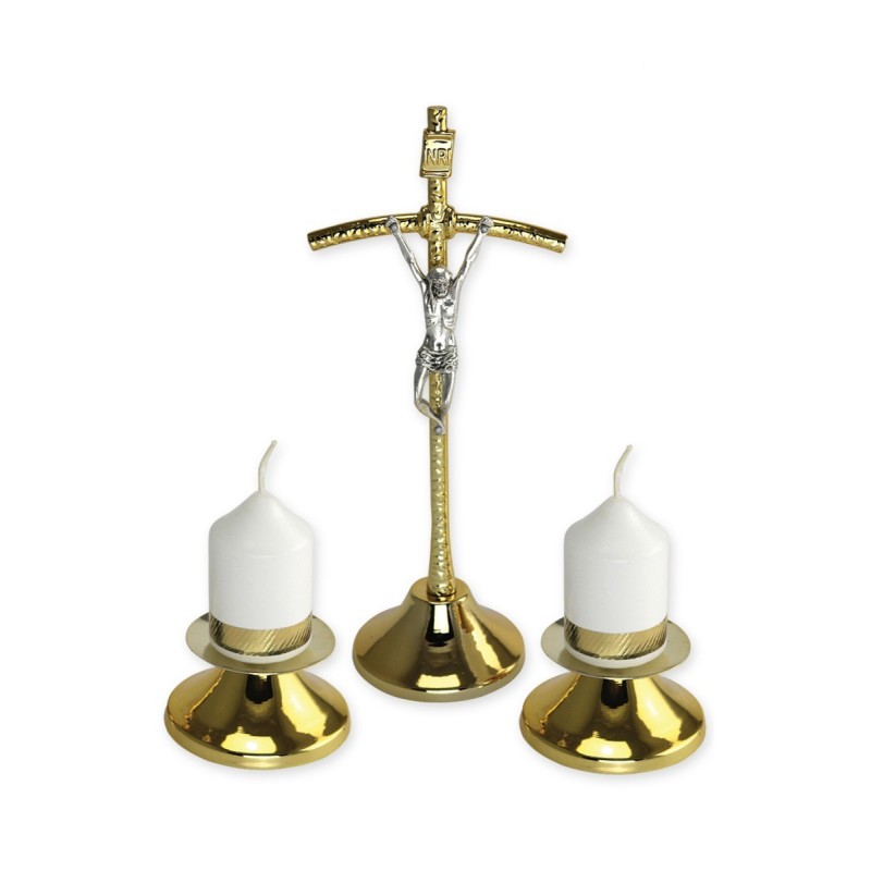 Komplet kolędowy papieski złoty 4