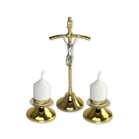 Komplet kolędowy papieski złoty 4