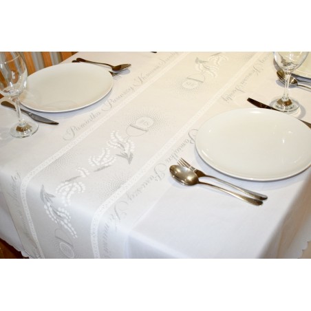 Bieżnik komunijny (srebrny)