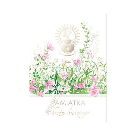 Pamiątka  Chrztu Św. 8