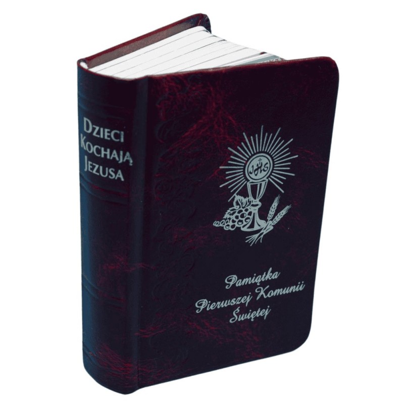 Dzieci Kochają Jezusa (bordo)