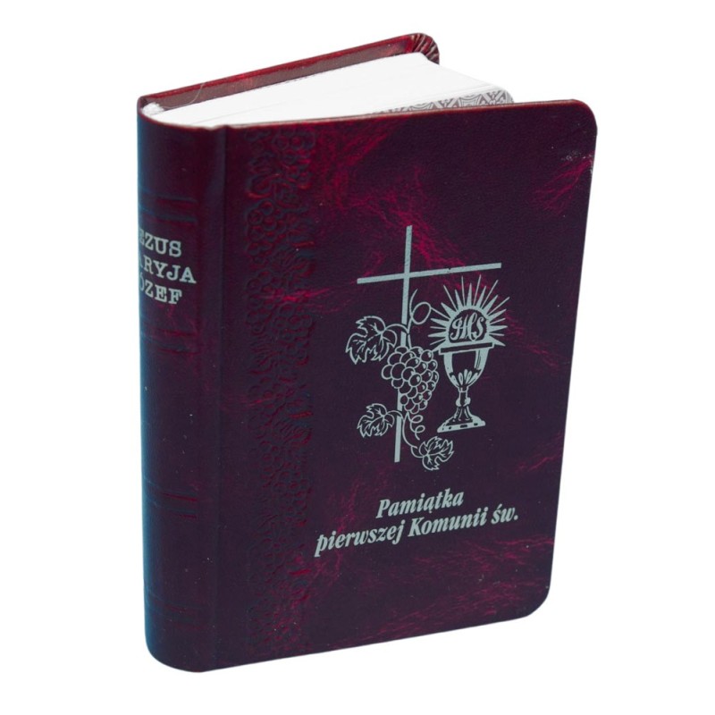 Jezus Maryja Józef (bordo)