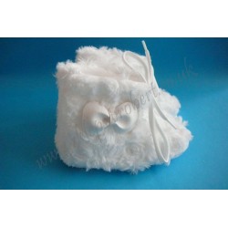 Kozaczki diewczęce wiązane z futerka kod 4556