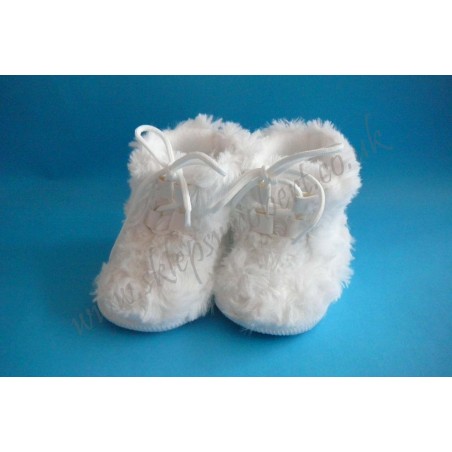 Kozaczki chłopięce wiązane z futerka kod 4556