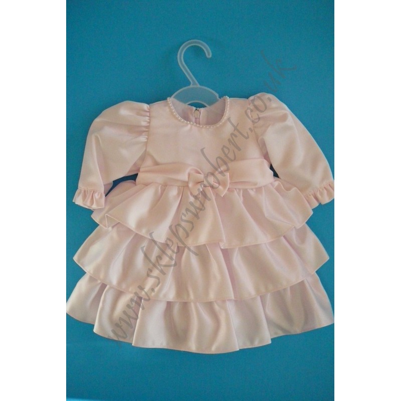 Sukienka z falbankami dł.rękaw kod 4440