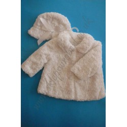 Zestaw zimowy z futerka dla dziewczynki kod 3467