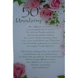 50 urodziny