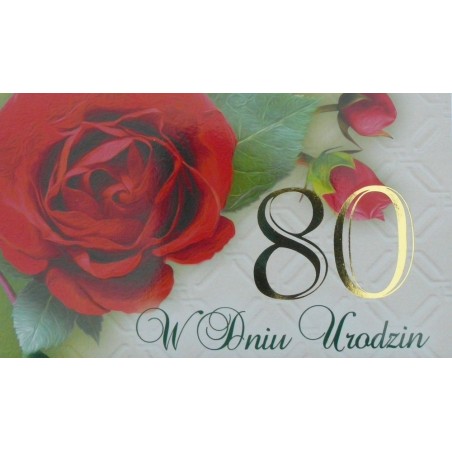 80 urodziny