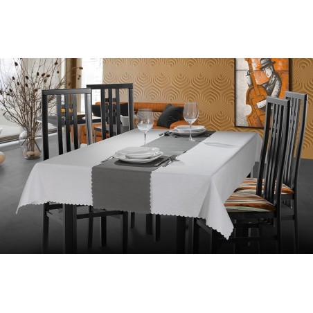 Obrus plamoodporny biały