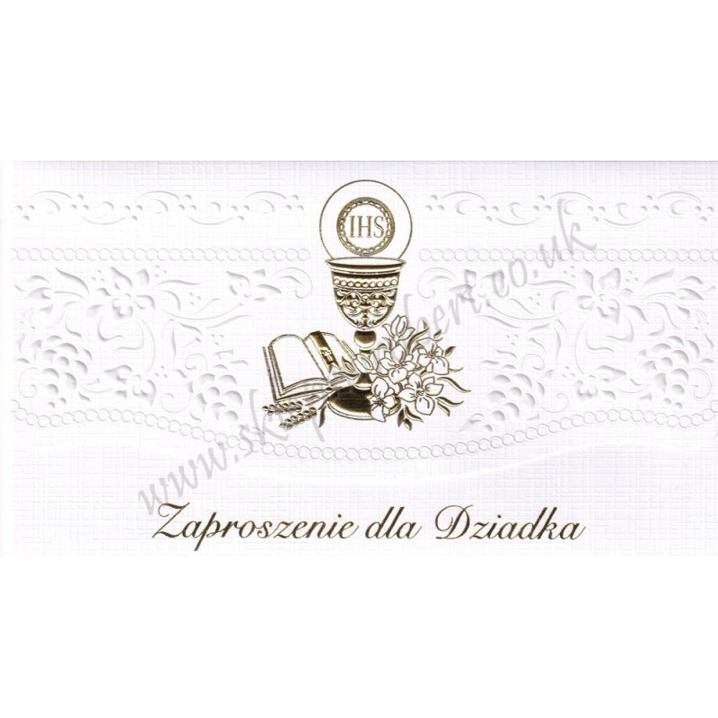 Zaproszenie dla Dziadka 1