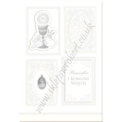 Pamiątka komunijna satyna 8