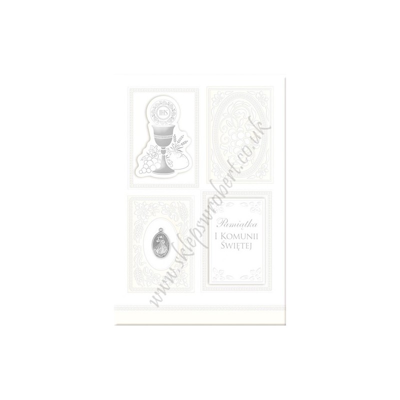 Pamiątka komunijna satyna 8