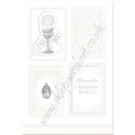Pamiątka komunijna satyna 8