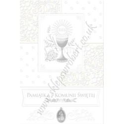 Pamiątka komunijna satyna 12