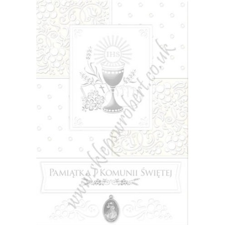 Pamiątka komunijna satyna 12