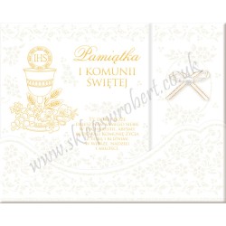 Pamiątka Komunii Św. 14 brokat
