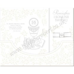 Pamiątka Komunii Św. 16 brokat