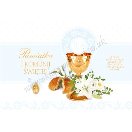 Pamiątka Komunii Świętej 123