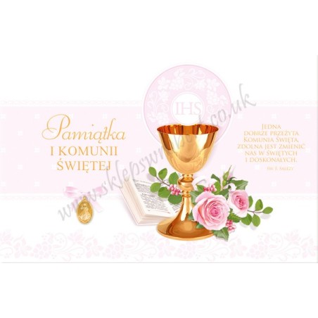 Pamiątka Komunii Świętej 124