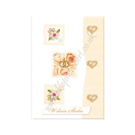 Pamiątka ślubu rękodzieło