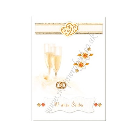 Pamiątka ślubu rękodzieło