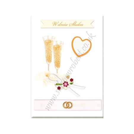 Pamiątka ślubu rękodzieło