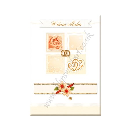 Pamiątka ślubu rękodzieło