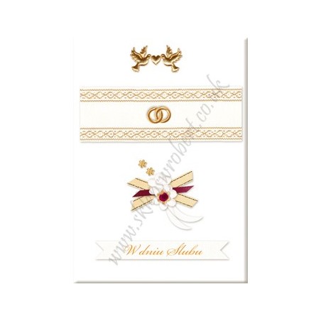 Pamiątka ślubu rękodzieło