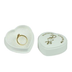 Pudelko na srebro (Chrzest Sw.) serce duże