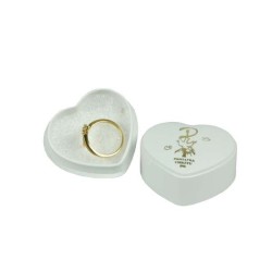 Pudelko na srebro (Chrzest Sw.) serce małe