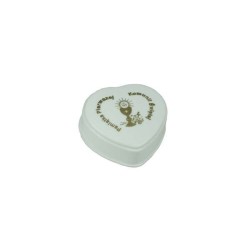 Pudelko na srebro (I Komunia Sw.) serce duże