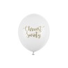 Balony Chrzest Święty, Pastel Pure White
