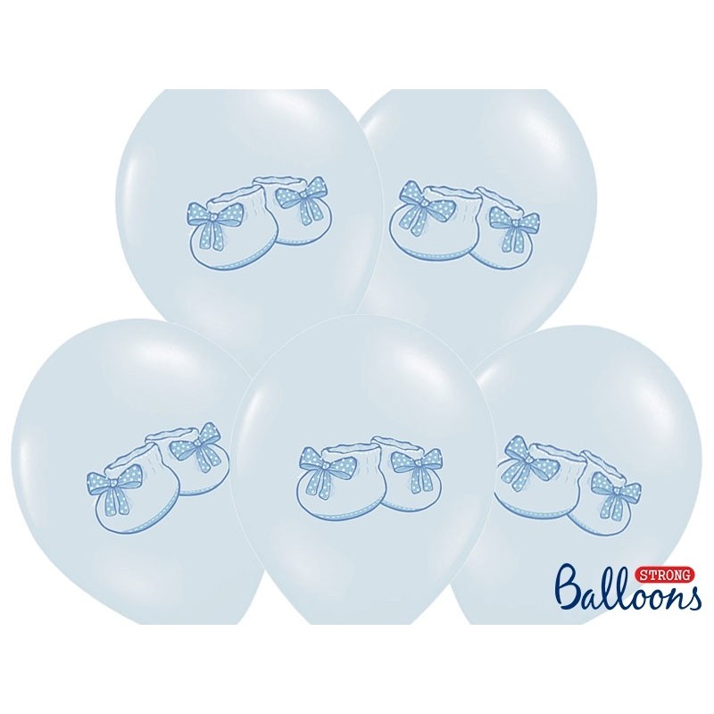 Balony Bucik, Pastel Baby Blue
