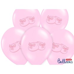 Balony Bucik, Pastel Baby Pink