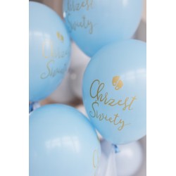 Balony Chrzest Święty, blue