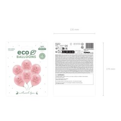 Balony Chrzest Święty, pink