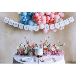 Baner ''Chrzest Święty'',  jasny niebieski