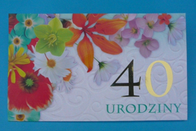 Obrazek 40 urodziny