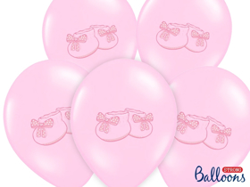 Obrazek Balony Bucik w kolorze Pastel Baby Pink