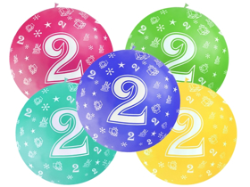 Picture of Balony 92 cm, 2nd Birthday