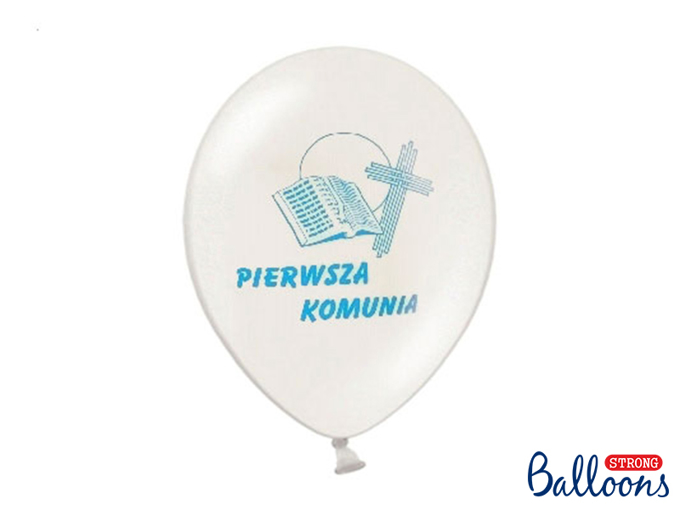 Obrazek Balony z błękitnym nadrukiem