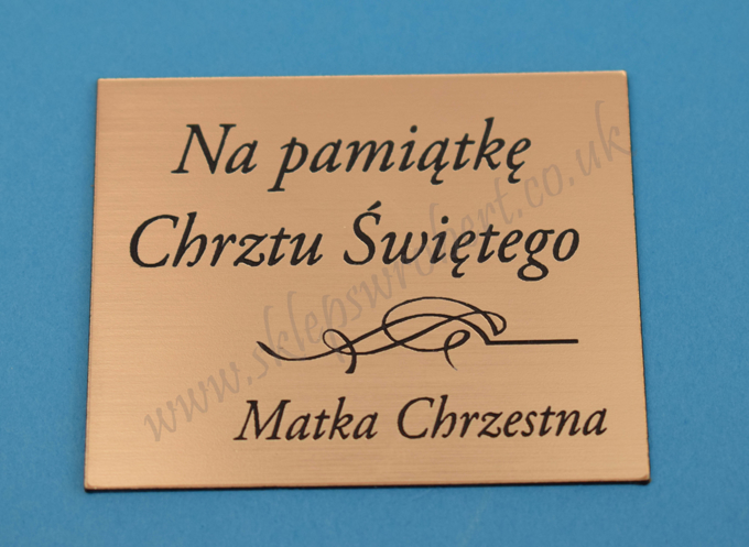 Obrazek Płytka grawerska 16