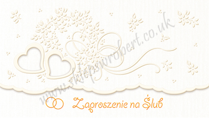 Obrazek Zaproszenie na ślub 08